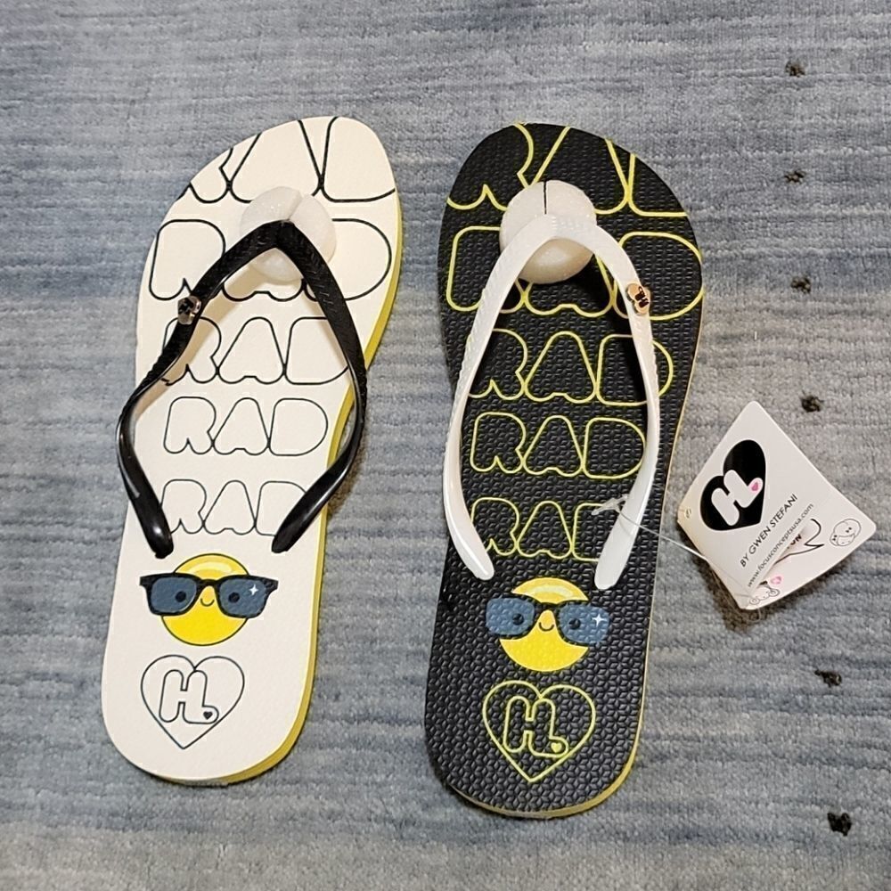 NWT Harajuku Lovers Rad Flip Flops various sizes